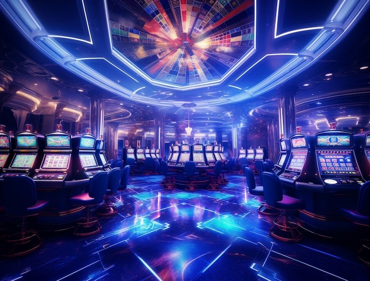 Tampilan grid permainan Sugar Rush dengan simbol permen berwarna-warni di platform bos500